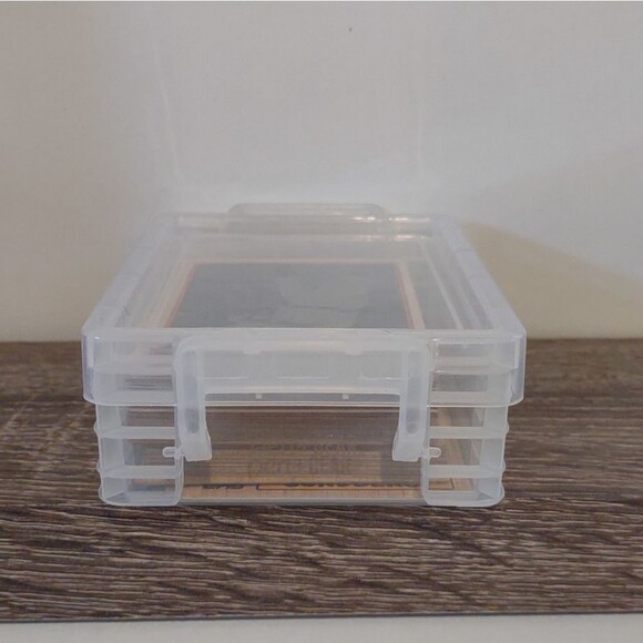 Football Trading Cards Plastic Container with snap lids lot of 10 - Picture 8 of 16